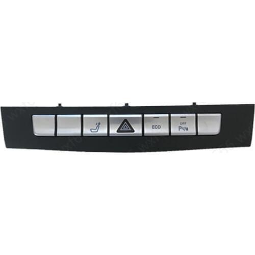 Car Seat heating switch Double flash emergency control switch E212mer ced es-be nzE200 Ventilation heating switch Button switch