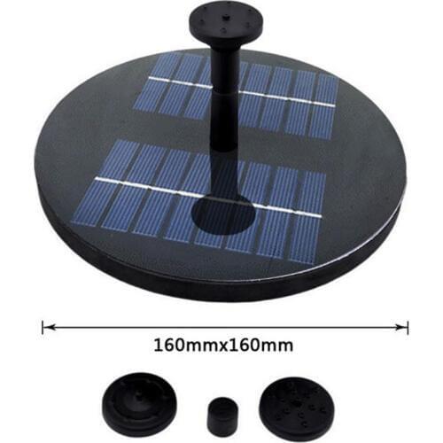 Solar Fountain Powered Floating Bird Bath Water Panel Fountain Pump Garden Pond Pool 8V/1.6W Water Fountain Garden Fountain