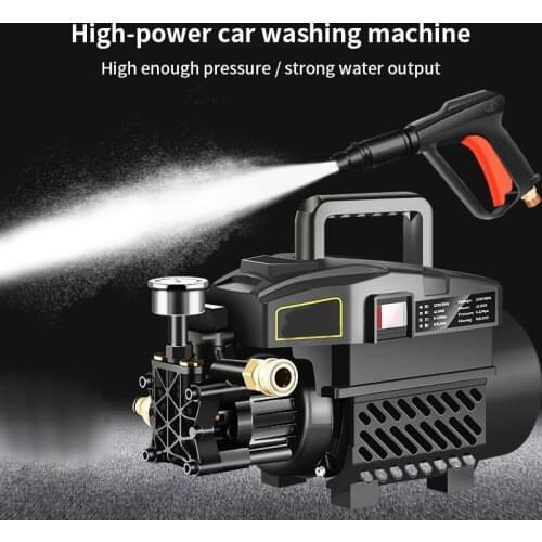 Portable Ultra High Pressure Car Washing Machine 220V High Power Washer Machine With Brush Water Gun Water Pump Cleaning Tool