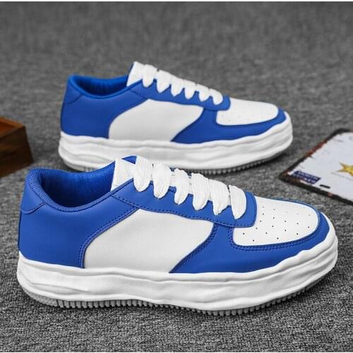 PUPUDA Men's White Sneakers