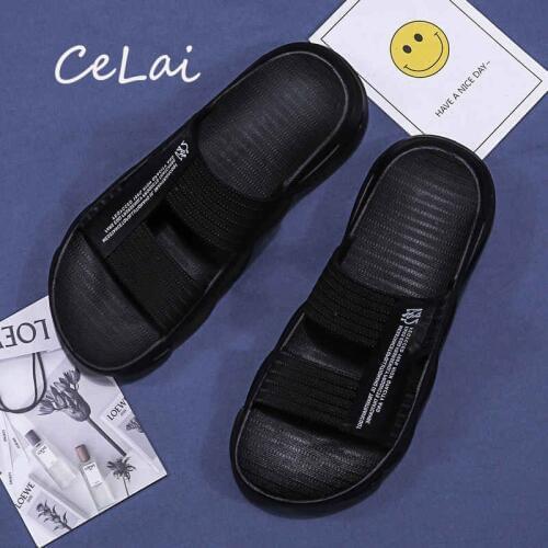 New Arrivals Beach Slippers Popular Summer Mens Shoes Lightweight Rubber Slippers Outdoor Casual Man Shoe Walking Non-slip NA44