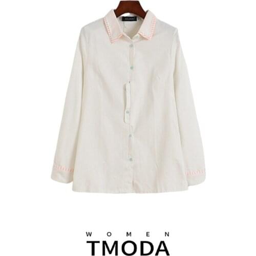Женские белые рубашки T MODA China At AliExpress