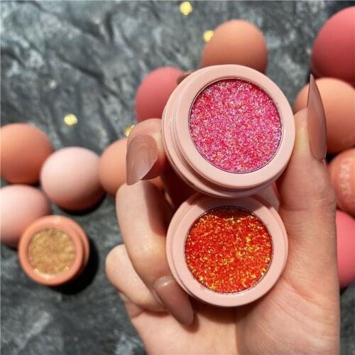 Monochrome Twisted Eye Shadow Egg 20Color Matte Mashed Potato Gold Leaf Sequin Earth Portable eyeshadow