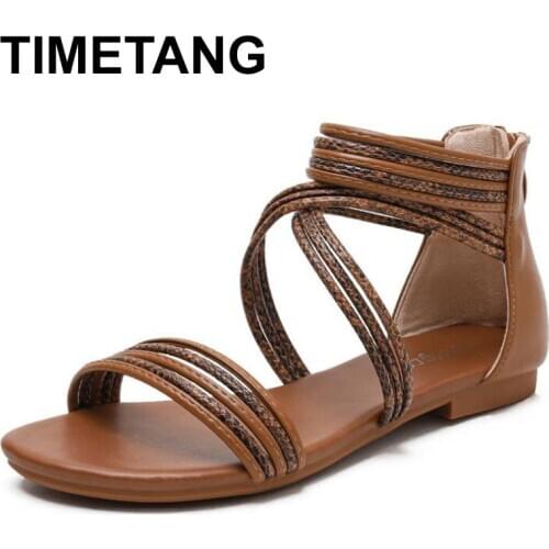 TIMETANGHot sell summer fashion Roman boots High-top girls sandals kids gladiator sandals toddler child sandals girls high quali