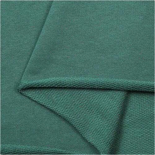 Width 68'' High Grade Thickened Warm Comfortable Pure Cotton Terry Fabric By The Half Yard For Sportswear Pants Coat Material