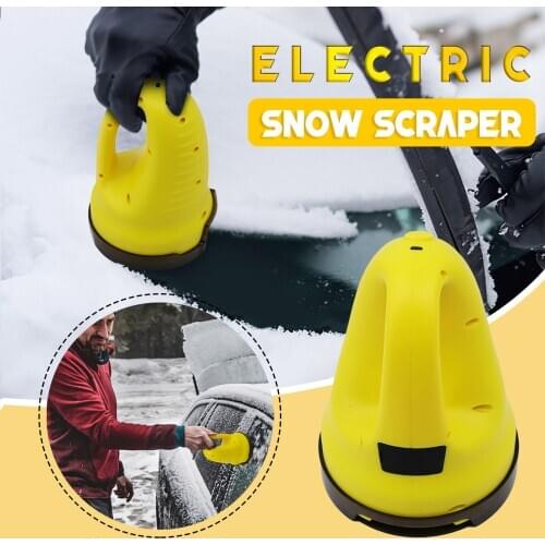 Windshield Ice Scraper, Electric Ice Scraper Magic Cone-Shaped Car Windshield Ice Scraper Funnel Car Snow Removal Shovel Tool as