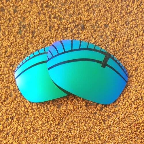 Green Mirrored Polarized Replacement Lenses for Pit Bull Sunglasses Frame 100% UVA & UVB