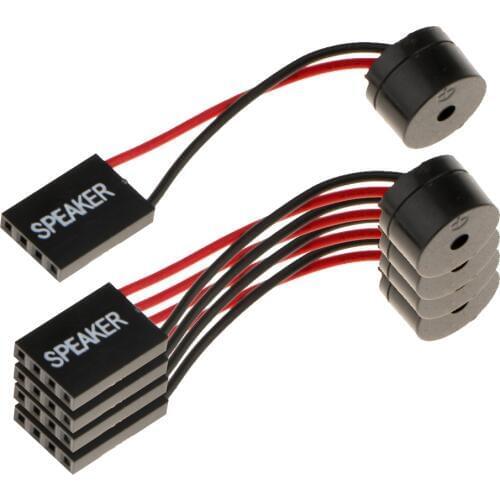 5x Motherboard Beep Code Audio Internal PC Case Speaker Buzzer for Laptop