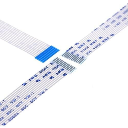 100PCS/LOT FFC/FPC Flexible Flat Cable 1.0mm pitch 12 pin 100mm length same side for ZIF Connector