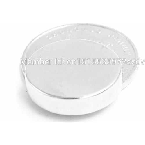 100pcs Strong Round Dia 20mm x4mm N35 Rare Earth Neodymium Magnet Art Craft Fridge free shipping