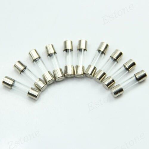 10x 250V 5A Quick Blow Glass Tube Fuses 5 x 20mm Thermal Fuse Holder Fusivel