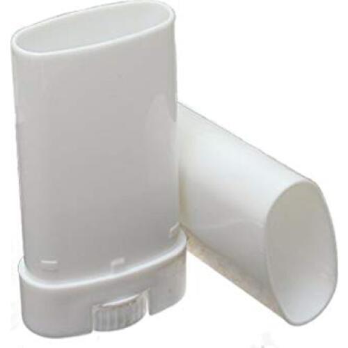 12pcs 15ML DIY Clear Empty Oval Flat Tubes Deodorant Lip Balm Containers
