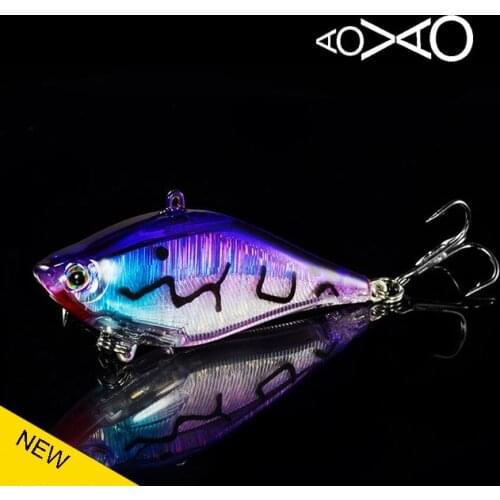 13.8g 6.5cm fishing lures hard bait VIB Casting Rattlin Hard Bait Sinking Artificial Bait Bass Pike Fishing Tackle