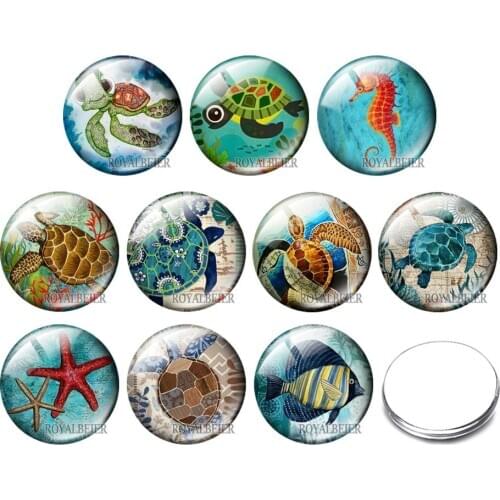 2021 Christmas Gifts Returnees Charm Bracelet 12/18mm Horse Mix Round Glass Cabochon Jewelry Finding