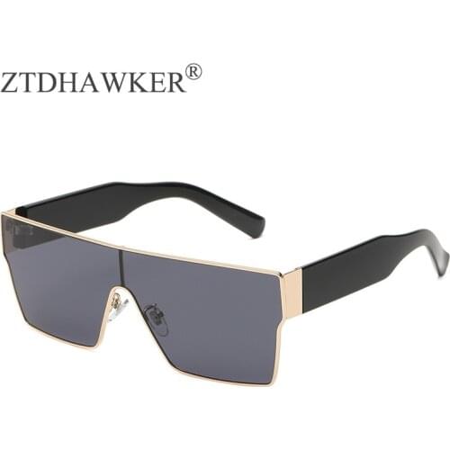 2021 New Fashion Personality Versatile Square Sunglasses Womens Trend Conjoined Street Photo Sexy Glasses UV400