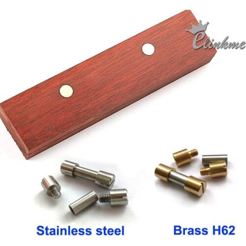 4pcs/lot,29mm x 5mm Corby Bolt Rivet Brass or Stainless steel Knife Handle Fastener for 5mm hole