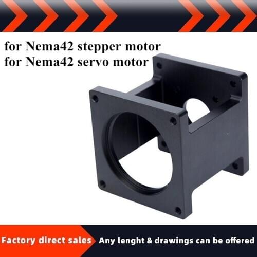 Aluminum motor bracket 1Pc Cuboid Type for Nema42 Stepper servo motor Mounting Bracket For DIY Router/Mill/Plasma