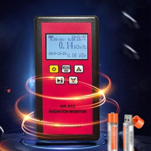 BR-9B Handheld Portable Digital Display Nuclear Radiation Detector Geiger Counter Semi-functional Type Dosimeter Marble Tester