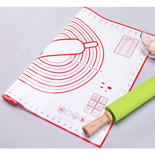 Food Grade Silica Gel Cake Board Flour Non-stick Pastry Boards Baking Rolling Dough Tray Pad 40x30cm Heat-resisting Bakeware