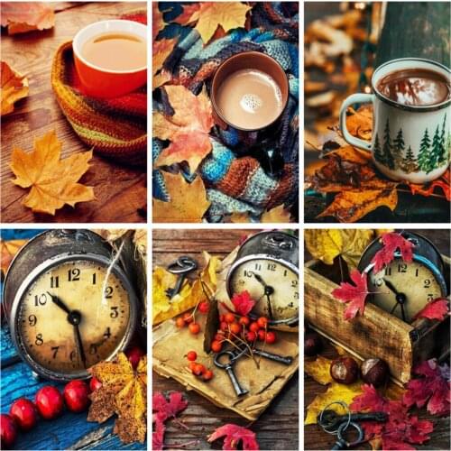 EverShine DIY Diamond Painting Landscape Picture Rhinestones Diamond Mosaic coffee Cross stitch Bead Embroidery Home decor