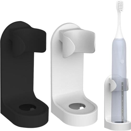 Hot Sale1PC Toothbrush Stand Rack Organizer Electric Toothbrush Wall-Mounted Holder Space Saving Bathroom Accessories