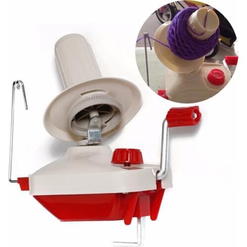 JX-LCLYL 1pc Hand Operated Knitting Roll String Yarn Fiber Wool Thread Ball Winder Holder
