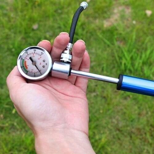 High Pressure MTB Bike Compact Suspension Fork & Rear Shock Pump 210 psi