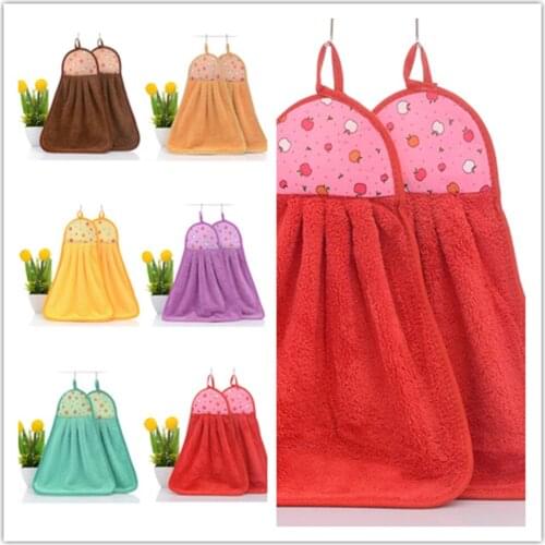 Pack of 4/8 Kitchen Cleaning Cloth Housework Table Dish Cloth Cleaning Rags Kichen Hanging Towel Hand Towel Kitchen Clean Towels