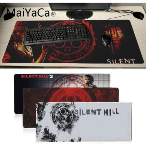 MaiYaCa Non Slip PC silent hill gamer play mats Mousepad Large Thicken Comfy Waterproof Gaming Rubber Mouse Pad