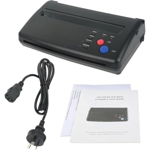 For Tattoo Transfer Paper Supply Permanet Makeup Machine Tattoo Transfer Machine Printer Drawing Thermal Stencil Maker Copier