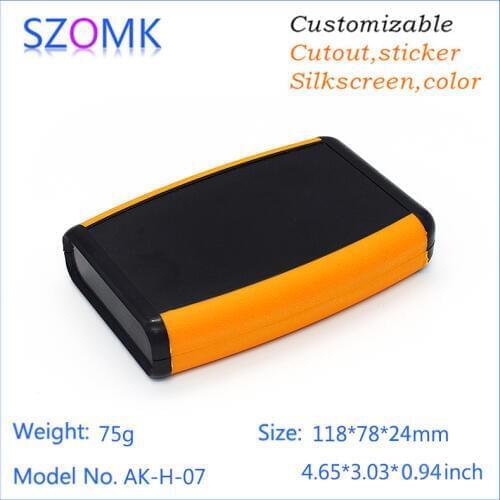 10 pcs, plastic handheld GPS tracker control box szomk junction housing 118*79*24mm plastic box electronics plastic case
