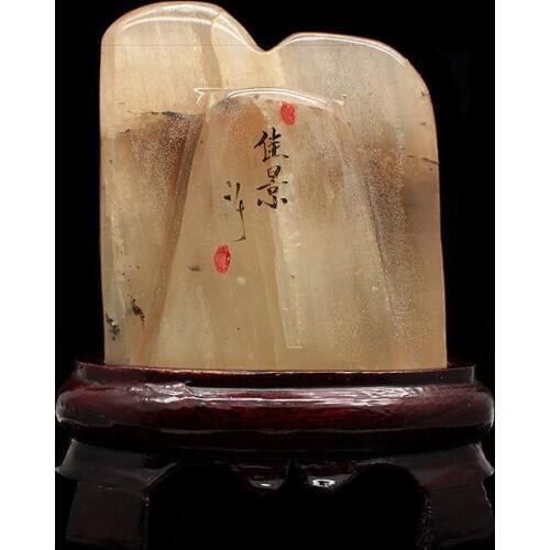 30% off clearance! Iceland spar calcite raw jade stone ornaments ornamental stone town house feng shui ornaments