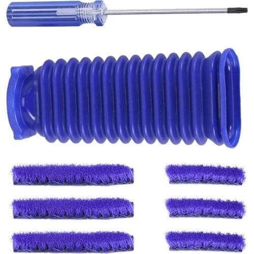 8 Pcs Replacement Hose Soft Plush Strips for Dyson V7V8V10V11 Vacuum Cleaner for Home Cleaning Replacement Accessories