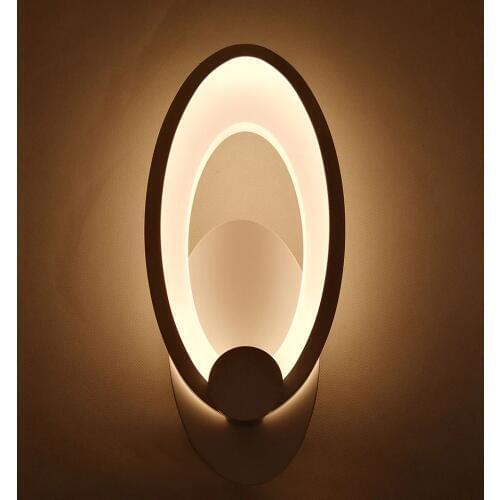 11W LED Wall Lamp Modern Simple Bedroom Bedside Indoor Acrylic Wall Lighting for Bedroom Living Room Corridor Stairs Light