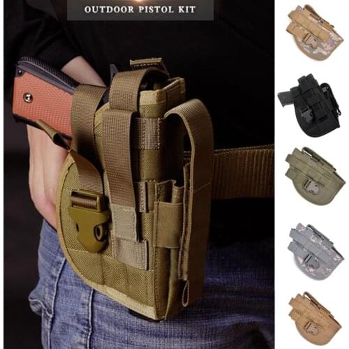 Tactical Gun Holster Concealed Pistol Carry Universal Handgun Pouch for Glock Beretta Usp Colt 1911