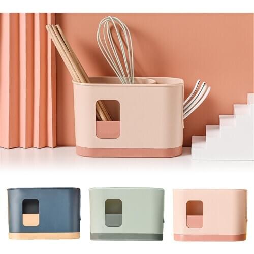 1 Pc Multifunction Plastic Shelving Dish Chopsticks Cutlery Storage Rack Drain Holder Strainer Stand Creative Kitchen Tools