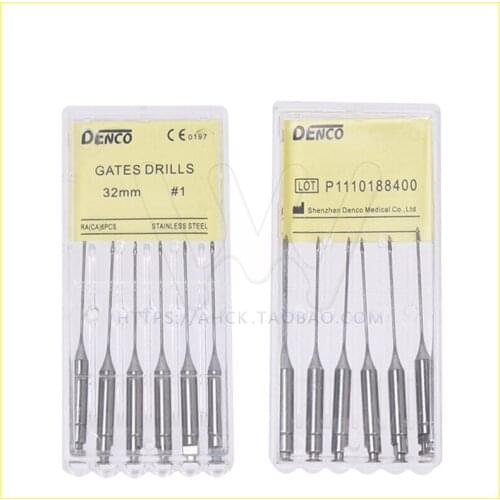 1pack(6pcs/pack)Dental Endodontic Dental Gates Drill Glidden Drills 32mm 28mm