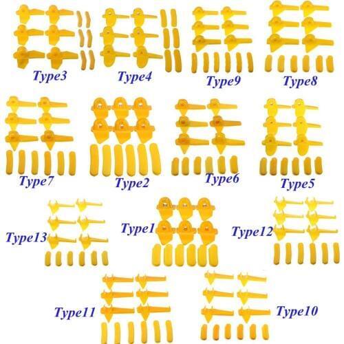 12Pcs/Set Tyre Nylon Mount Demount Machine Accessories Head Insert Rim Protector Tyre Changer Rim Protectors Yellow