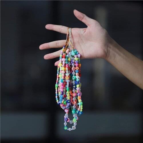 667E 200Pcs Fruit Beads Strawberry Fruits Polymer Clay Color Mixed DIY Beads for Necklace Bracelet Jewelry Making Accessories