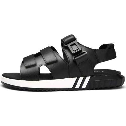 2021 New summer sandals mens leather sandals mens high quality casual shoes mens fashion brand design mens shoes Sandalias