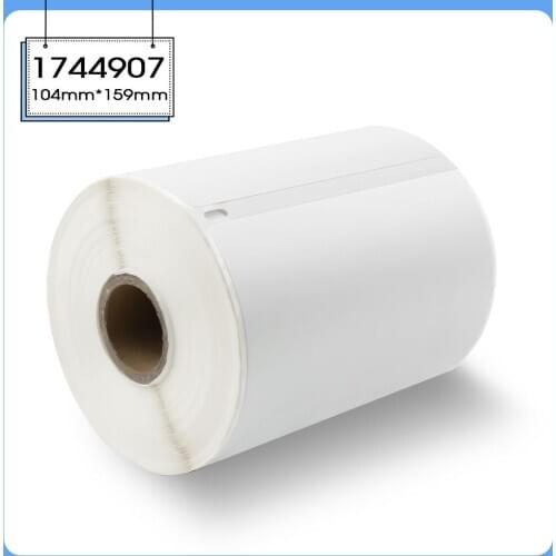 Absonic for DYMO 1744907 Thermal Paper 104*159mm 220pcs Labels Address Shipping Label Maker for LW 400 LW450 LW300 LW310 Printer