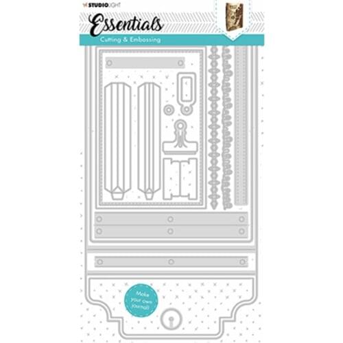 CH 2021 New Arrival file holder 2 Metal Cutting Dies 3D DIY Scrapbooking Carbon Sharp Craft Die Photo Invitation Cards