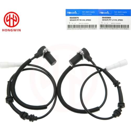 OEM NO.:96455869 96455870 Front Left/Right ABS Wheel Speed Sensor For CCHEVROLET LACETTI NUBIRA DAEWOO CHEVY OPTRA 2003-2005