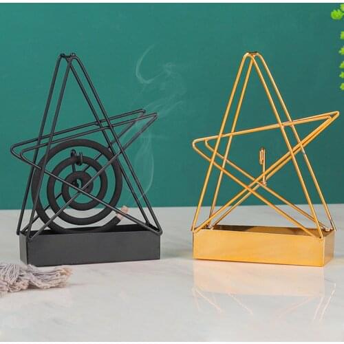 Mosquito Coil Holder Ginkgo Leaf Summer Day Iron Mosquito Repellent Incenses Rack Plate Indoor Home Decoration WXV Sale