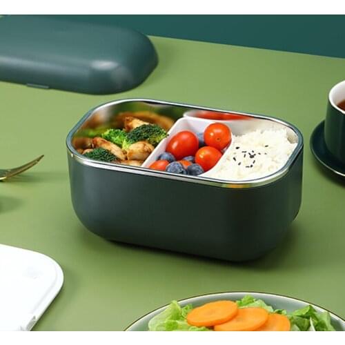 ZK30 1000ML Electric Lunch Box Rice Cooker Food Warmer Heater Steamer Portable Water Free Heating Lunch Box For Office Home