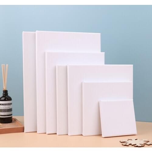 Hot sale 1Piece White Blank Square Artist Canvas For Canvas Oil Painting,Wooden Board Frame For Primed Oil Acrylic Paint