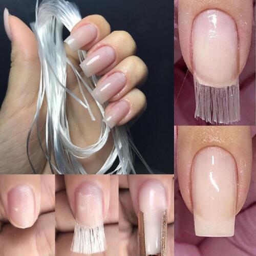 Fake nails fiberglass nails silk nails extended acrylic tips salon tools nail tips nail art decoration