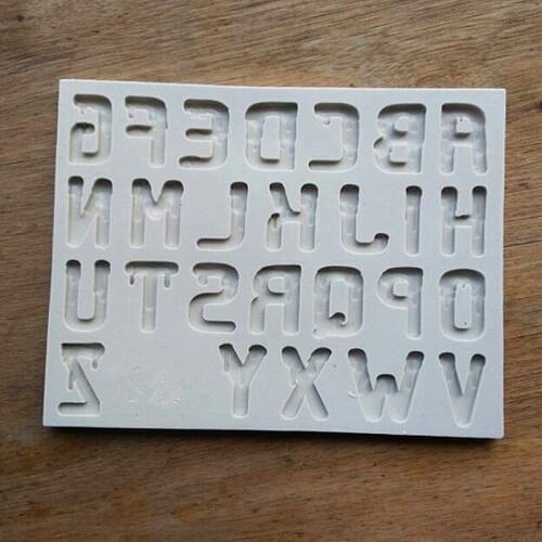 Dripping Font Fondant Cake Molds Fondant Decoration Soap Chocolate Cake Mould Kitchen Baking Cake Tool SQ1766