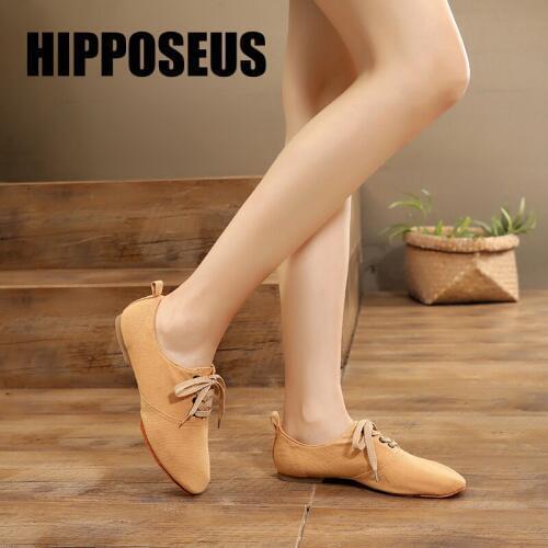 Jazz Dance Shoes Ballroom Professional Unisex Dance Sneakers Tap Latin&Tango&Salsa Soft Sole Dancing Shoes for Women/Men Canvas