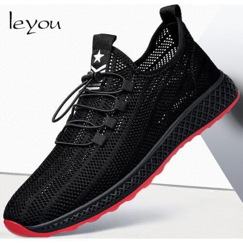 Leyou Lazy Shoes for Men Sport Snearker Shoes Lightweight Sneakers for Men Walking Shoes Casual New
